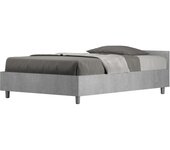 Cama sin somier 120x190 cemento nuamo