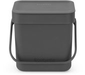Cubo reciclaje sort & go' gris marca brabantia