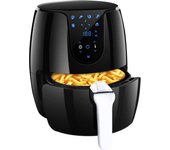 Friggitrice ad aria calda con 6 diversi programmi di cottura,air fryer multifunzione 3,5 l,friggitrice ad aria senza olio, 1500 w airfryer con led tou