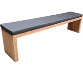 Wood4you - banco de jardín amsterdam douglas - cojín incluido