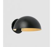 Faro dominica lámpara de pared dome negro mate
