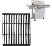 Parrilla de hierro fundido 43x21 cm para barbacoa florida de 3 quemadores