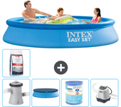 Paquete de piscina - intex - alrededor - 305x305x61 cm + accesorios a854