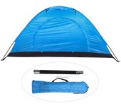Tiendas de campaña para acampar, tienda de campaña impermeable para exteriores para una sola persona con bolsa de transporte, fácil instalación para