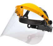 Visor protector frontal incoloro resistente a impactos pw91