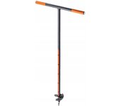Kadax taladro helicoidal para jardín, taladro para bulbos, taladro para cebolla, taladro para postes (100 mm)