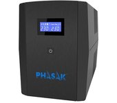 Sai línea interactiva phasak sirius 1560 va interactive/ 1560va-900w/ 4 salidas/ formato torre