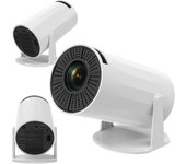Klack mini proyector portátil 4k con android integrado, wifi 6, bluetooth 5, pantalla de 130 pulgadas, ¡auténtico cine en casa!
