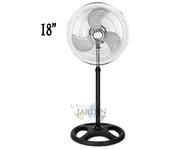 Ventilador de pie 18 45w 3 velocidades y altura regulable ideal para enfriar espacios grandes