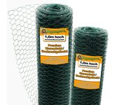 100m trenza hexagonal alambre de conejo malla de conejo alambre de conejo verde 100cm