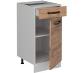 Vicco mueble bajo de cocina r-line, roble dorado, 40 cm sin encimera