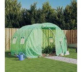 Vidaxl invernadero con estructura de acero verde 6 m² 3x2x2 m