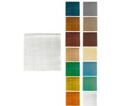 Persiana de madera alicantina con polea metálica - estor enrollable para ventanas, puertas, salón | 85 x 180 cm (blanco (pintada))