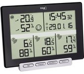 Tfa dostmann termo-igrometro radiocontrollato digitale multi-sens, 30.3057.01, temperatura e umidità ambientale ed esterno, con 3 sensori esterno, li