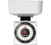Salter 022 whdr bilancia da cucina meccanica dietetica – bilancia da forno/cottura compatta, bilancia per alimenti senza batteria con quadrante gran