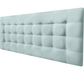 Cabecero tapizado tejido antimanchas cabezal cama canadá deluxe verde 105*70 cm