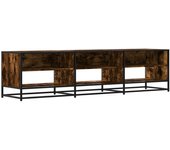 Mueble para tv madera de ingeniería roble ahumado 180x40x46 cm