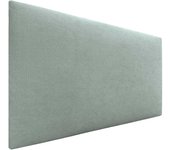 Dhome cabecero de tela aqualine liso cabeceros cabezal tapizado cama lujo (tela verde agua, 105cm (camas 80/90/105))
