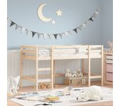 Escalera para cama altillo infantil 90x190 cm madera maciza de pino