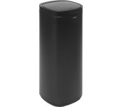 5five - cubo de basura metálico negro 50l