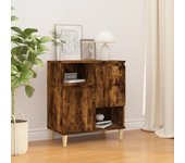 Aparador | aparador de comedor | armario de cocina madera contrachapada color roble ahumado 60x35x70 cm cfw31895