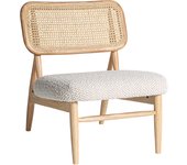 Silla de ratán en color marrón