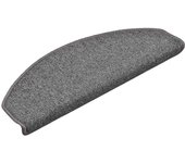 Alfombrilla escalera 30 uds | alfombras de escalera | tapetes de escalera gris oscuro 65x24x4 cm cfw451322