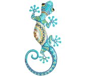 Origen home decor adorno pared lagarto jardin | adorno pared jardín verde - 2x46x20cm