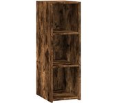 Aparador | aparador de comedor | armario de cocina de madera de ingeniería roble ahumado 30x41x93 cm cfw75850