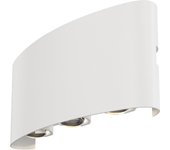 Maytoni strato aplique exterior up down blanco, ip54, 3000k