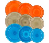 Vajilla cerámica vita 18 piezas - 6 personas
