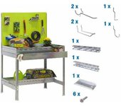 Pack s.garden bt2 box 900x600 verde/galv+ 9accs - 8425437072826 - simon rack