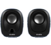 Sven 330 altavoces 2.0 negro usb 2x2.5w