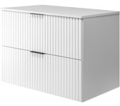 Mueble de baño, blanco mate, 80 x 57 x 46 cm