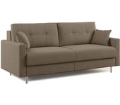 Megan sofá convertible en microfibra extraíble 188 cm (mat. 140x197) marrón