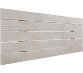 Dhome cabecero de madera reciclada dm estilo palet horizontal cama palets herrajes incluidos (105cm, gris tribal)