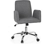 Silla de oficina flow tejido gris claro hjh office