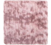 Alfombra de pelo largo navarra rosa polvoriento 240x240 cm
