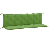 Pack 2 uds cojín exterior | cojines para banco jardín tela verde melange 180x50x7 cm cfw167783