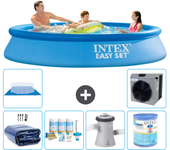 Paquete de piscina - intex - alrededor - 305x305x61 cm + accesorios a467