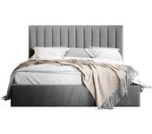 Cama comfidream 179, doble, gris, 140x200, tapiz, somieres, 151x212x105cm