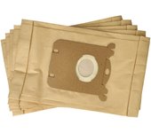 Vhbw 5x bolsa aspiradora compatible con electrolux clario z, eeq10, eeq15, eeq16, eeq20 aspiradora - papel, 25,8 cm x 16,2 cm, color arena