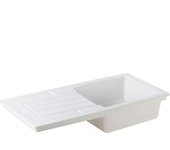 Fregadero tradicional reno de cerámica sanindusa, 1 seno, color blanco