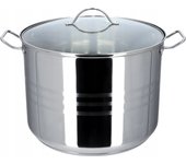 Kadax olla de acero con tapa inducción 30cm 16 l