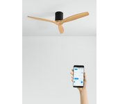 Windcalm dc - función verano/invierno - ventilador de techo 40w silencioso ø132 cm sin luz con wifi
