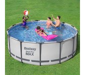 Conjunto de piscina redonda steel pro max 396x122 cm bestway
