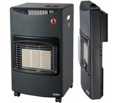 Estufa de gas catalítica butano kekai new slim 42x26x73 cm plegable | potencia 1500w/4200w | certificado energético a | 4 ruedas