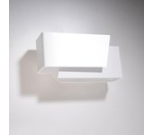 Sollux - 1 luz de pared a ras de suelo blanca, g9