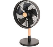 Ventilador de sobremesa estilo nórdico | ventilador sobremesa falcon negro y haya