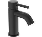 Ideal standard bc822xg ceraline grifo monomando lavabo con válvula clic clac negro seda
